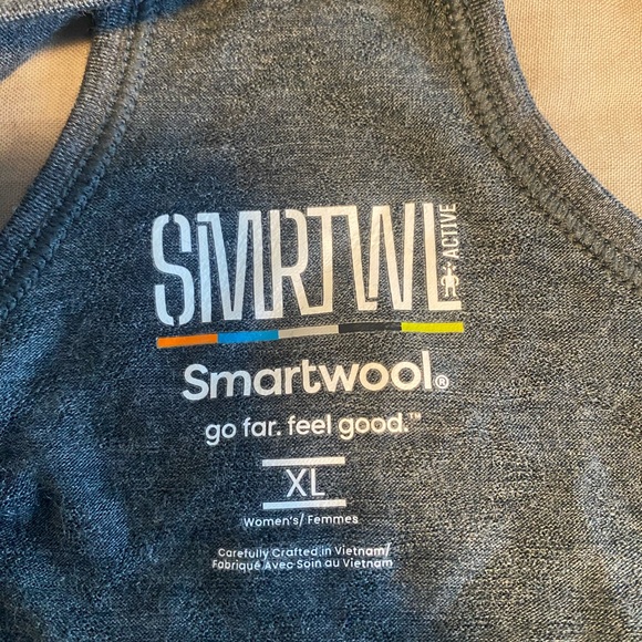 Smartwool Gray Racerback Tank Top - Picture 2 of 6